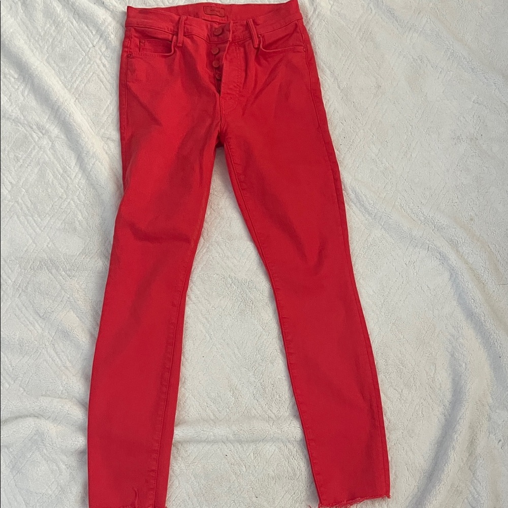 MOTHER orange Skinny Women's Jeans